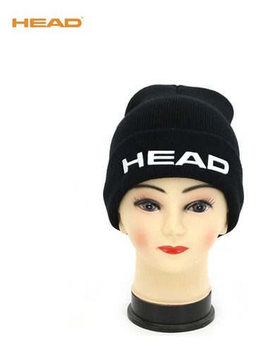 Gorro Head De Acrílico 100% Para Hombre Y Mujer - Gran Calce Hea 13826c.1 Negro Único Lisa
