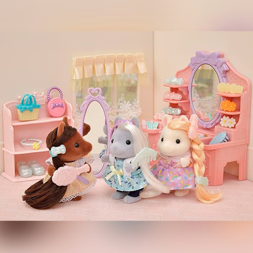 Sylvanian Families Stylist Pony Friends Set Ternurines F-17