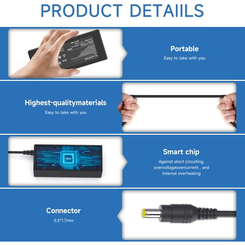 Adaptador Ac/dc Para Acer Lcd Monitor S231hl S232hl H236hl S