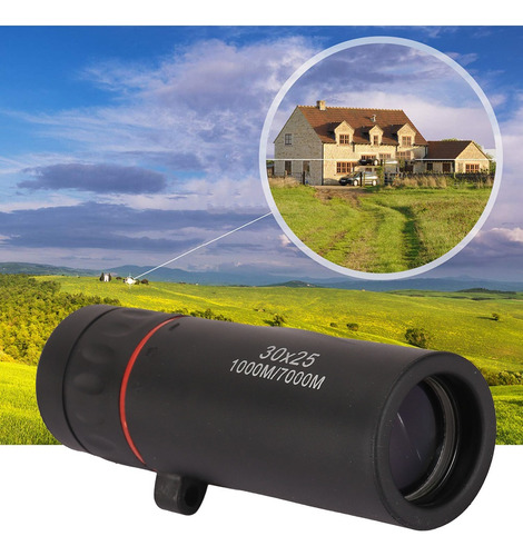 Mini 30x25 Hd Monocular Óptico Telescópio Portátil Caça