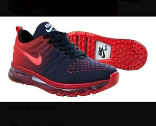 tenis nike rojas hombre