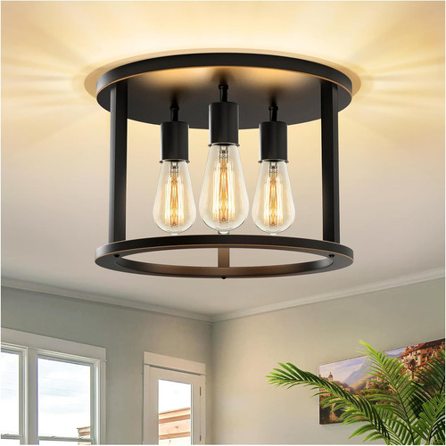 Lámpara De Techo Semiempotrada De 3 Luces, Lámpara De Pasill