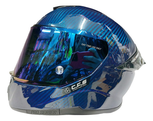 Casco En Carbono Shaft Pro 620 C Evo, Certificado Ece 2206.