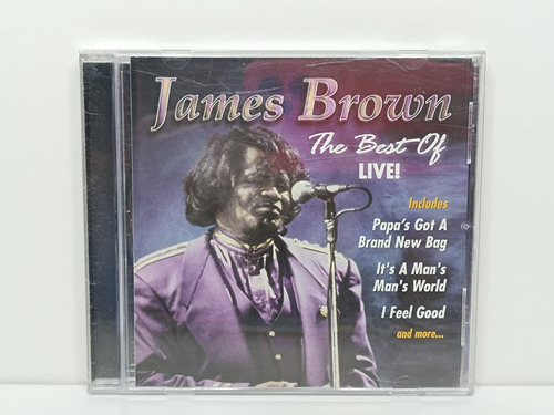 Cd James Brown The Best Of James Brown Live! Canadá 1999 Ed.