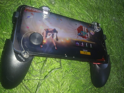 Base Para Celular En Forma De Control Con Jostik Y Gatillos.