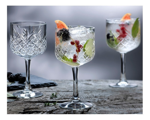 Set 4 Copas Gin & Tonic Timeless De Vidrio 500ml Pasabahce