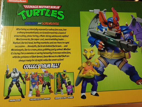 Wingnut And Screwloose Teenage Mutant Ninja Turtles (Usado)