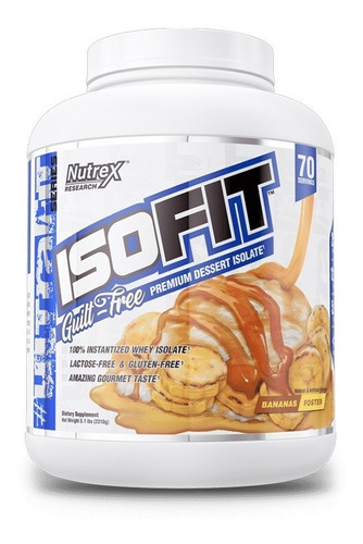 Proteina Isofit Nutrex Isolate 5 Libras Banana Foster