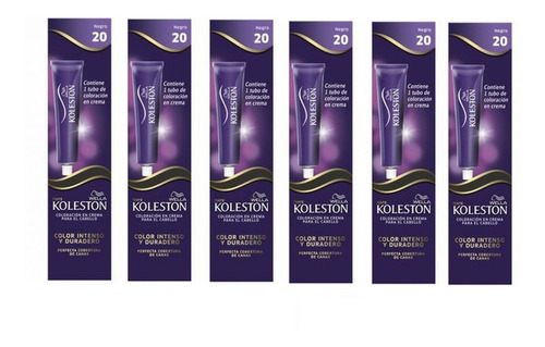 Tintura Wella Koleston Single Pack X 6 - Todos Los Colores