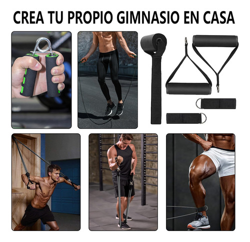 Ligas De Resistencia 13 Pcs Para Ejercicio En Casa O Gimnasi