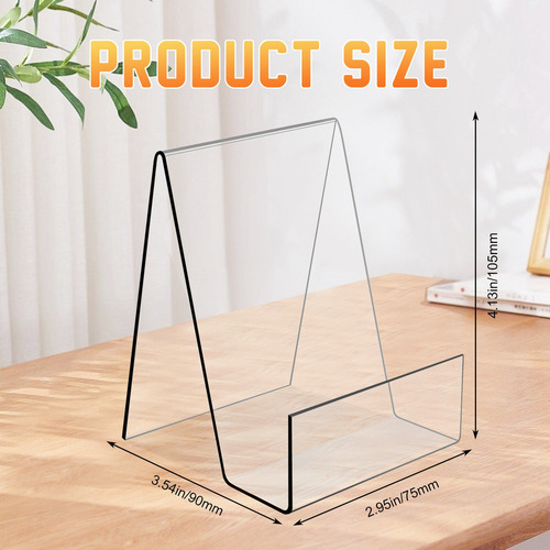 Hx Soporte Acrílico Para Libros, Paquete I06, Soporte Para