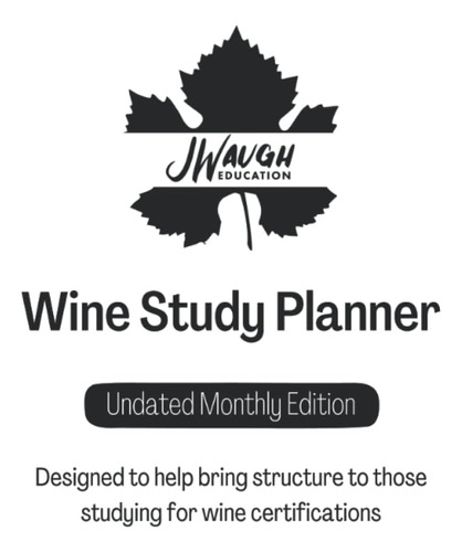 Libro: Wine Study Planner By Jwaugh Education (undated Month
