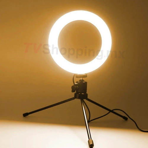 Lámpara Aro Profesional Tutoriales Foto Video + Tripie
