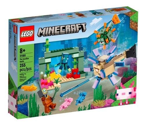 Lego Minecrafft Construccion La Batalla Del Guardian 255pcs