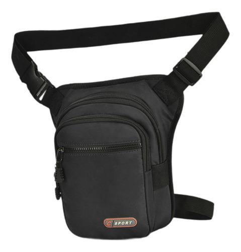 Bolsa Para Pierna, Cintura, Muslo, Riñonera Informal, Negro