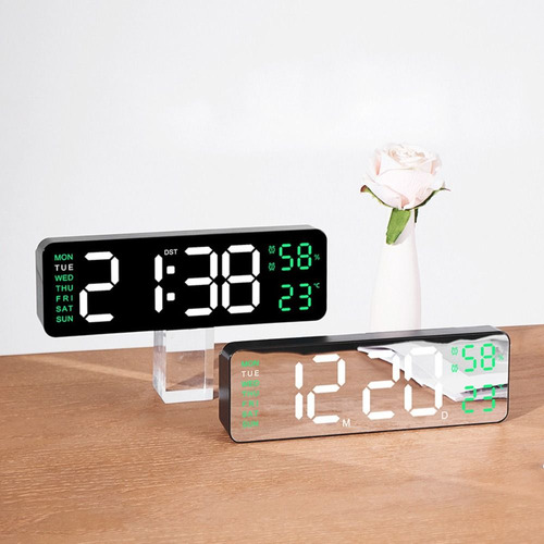 Reloj De Pared Electrónico Reloj De Mesa Con Pantalla De Par