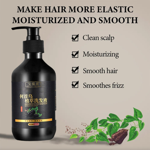 O Shampoo Polygonum Multiflorum Limpa O Couro Cabeludo E For