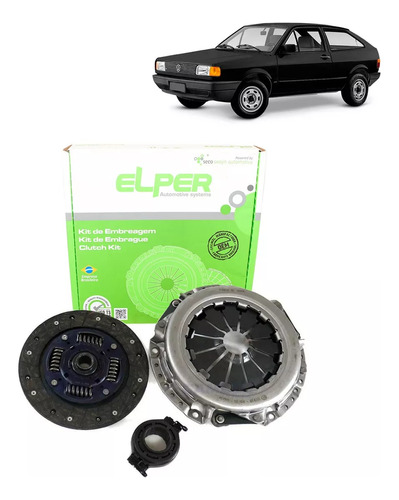 Kit Embreagem Vw Gol 1.0 Parati Saveiro 1.6 Ap Elper 80141