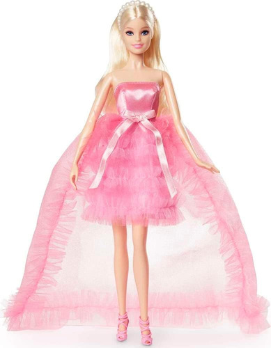 Barbie - Birthday Wishes, Muñeca Rubia Coleccionable