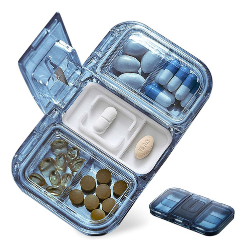 Organizador Pastillas,4 Compartimento,pastillero Medicamento