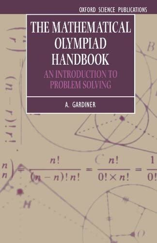 Libro: The Mathematical Olympiad Handbook: An Introduction T