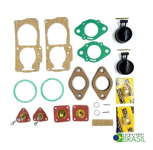 Kit Reparos Carburador Fusca Kombi Solex H 32 Pdsi Álcool