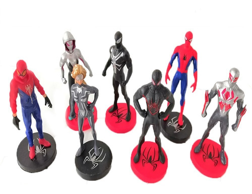 Spiderman Hombre Araña Set 7 Figuras