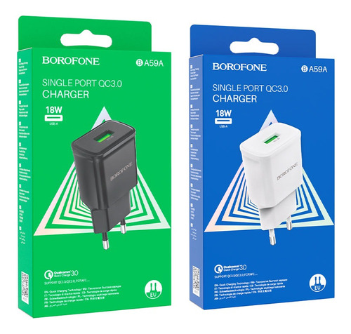 Adaptador Carga Rapida Qc3.0 Borofone Ba59a