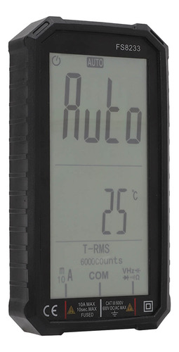 Multímetro Digital Fs8233 Comprobador Portátil De Voltaje Y