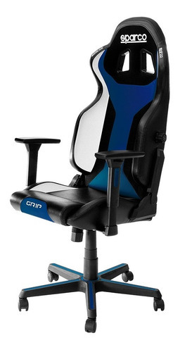 Silla Sparco Gaming Grip Sky Color Azul