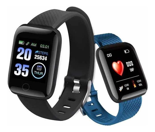 Smartwatch 116 Plus D13 Reloj Inteligente Monitor Cardiaco