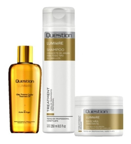 Kit Lumiere Shampoo 250ml + Máscara 160ml + Oleo 60ml