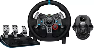 Volante Logitech G29 Pedalera Ps4 Ps5 Profesional + Palanca