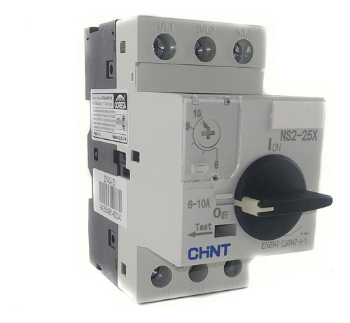 Guardamotor Trifasico 1 - 1.6 Amp Chint Frecuencia Guardamotor 1 - 1,6a