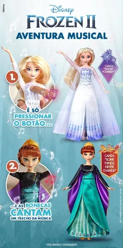 Boneca frozen 2 elsa cantora (E8880) - hasbro em Promoção na Americanas