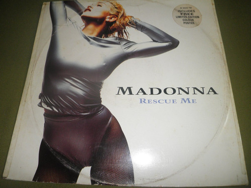 Disco Remix Vinilo 12'' Importado Madonna - Rescue Me (1991)