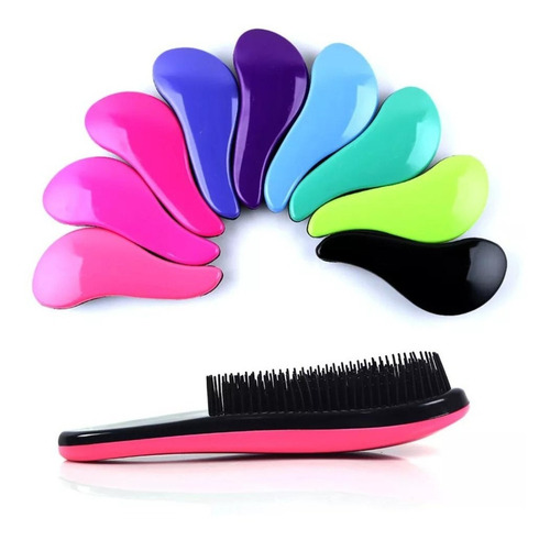 Escova Mágica De Cabelo Para Pentear E Desembaraçar Já Cor Variado