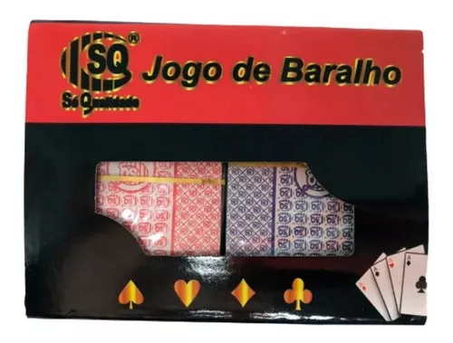 Jogo De Baralho 108 Cartas Em Plástico Poker Truco Magica - mjs smart  imports - importados e nacionais