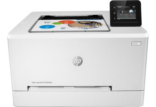 Impresora a color simple función HP LaserJet Pro M255dw con wifi blanca 110V - 127V