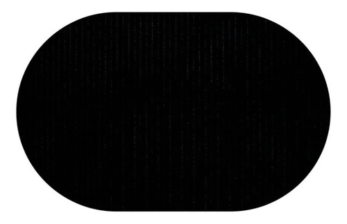 Tapete Passadeira Antiderrapante Cores - 43x100cm Cor Preto