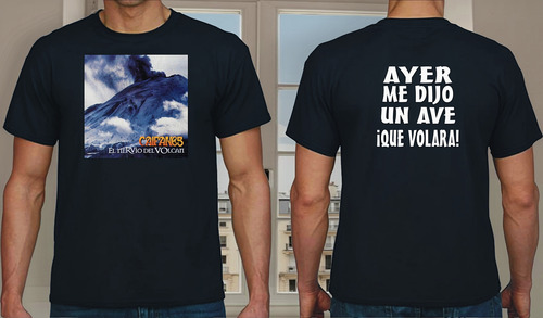 Playera Caifanes - Pecho Y Espalda - Ayer Me Dijo Un Ave