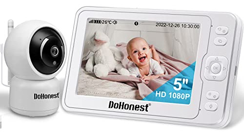 Monitor Para Bebés Dohonest Con Cámara Y Audio - Hd 1080p 5