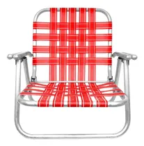 Comprar Silla Plegable Playera Camping Aluminio Nylon Std Ecology