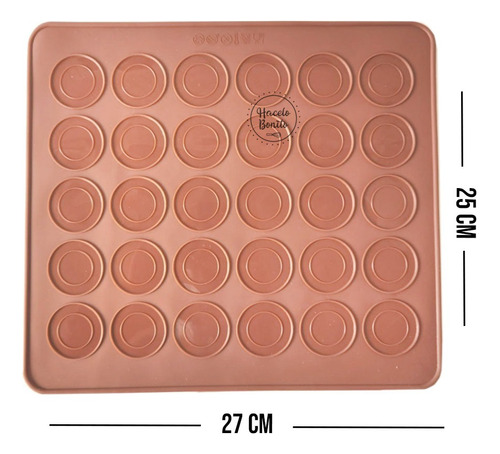 Placa Mat Para Macarrones Macaron De Silicona O Alfajor X30