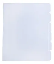 Comprar Separadores Para Carpetas (8) De Bristol Blanco. (2 Packs)