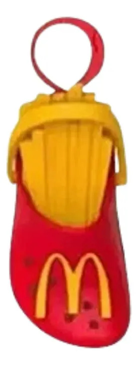 McDonald's Chaveiro Mini Sandália Crocs McFritas