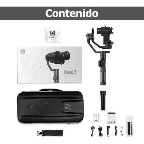 Estabilizador Para Cámara Zhiyun Crane 2 + 3 Accesorios