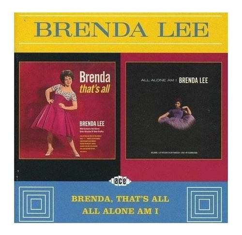 Lee Brenda Brenda That's All / All Alone Am I Uk Import Cd