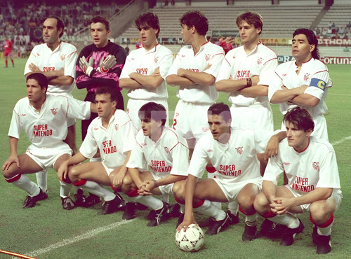 Camiseta Sevilla Fc Diego Maradona N° 10 Bukta Local 1992 93