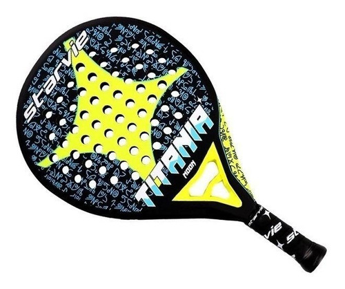 Raqueta de pádel StarVie Titania Moon 2020 color negro/lima/blanco/azul